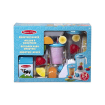 Melissa & Doug Smoothie Maker Blender Set - Helps Develop Motor And Social Skills - 24 Piece Pretend Play Blender Set - Multicolor