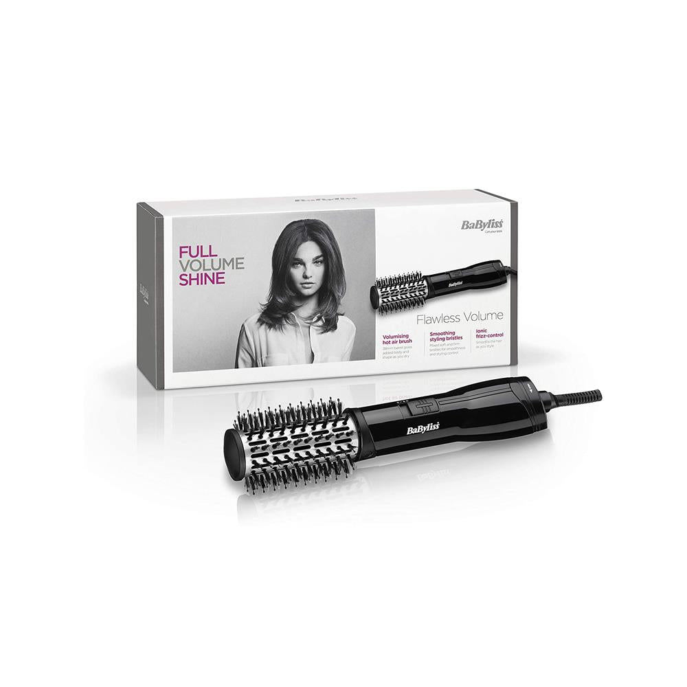 Babyliss Flawless Volume Ionic Hot Air Hair Brush Styler For Women - 500 W Secondary image