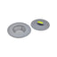KitchenCraft 2-in-1 Sink Strainer And Plug 11.5 cm (4.5 Inch) - Grey/Green
