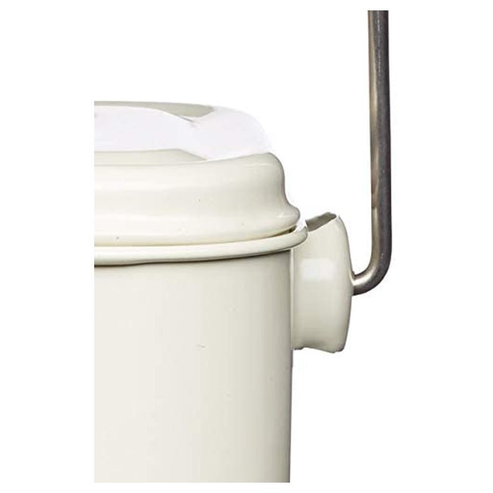 KitchenCraft Living Nostalgia Metal Kitchen Compost Bin 3 Litres - Antique Cream