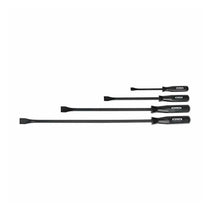 Sealey Chrome Vanadium Prybar 200mm 300mm 450mm 600mm 4 Piece Set - Black
