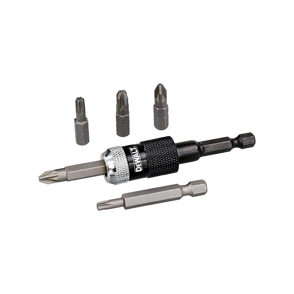 Dewalt High Performance Bit Tip Holder And Screwdriving Bit 6 Piece Set