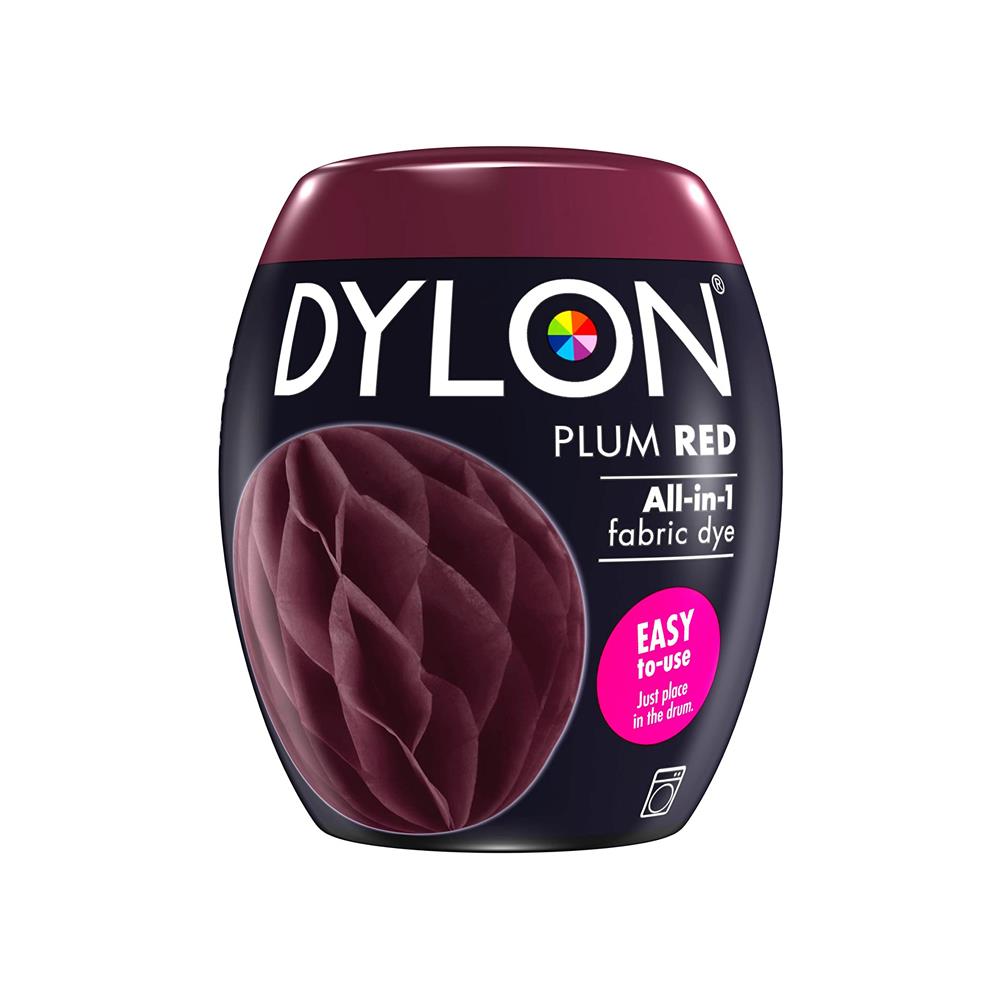 Dylon Machine Fabric Dye Pod For Clothes And Soft Furnishings 350g - Plum Red Main image
