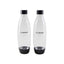 SodaStream Twinpack Fuse Carbonating Bottles 2 x 1 Litre  black 1741221440