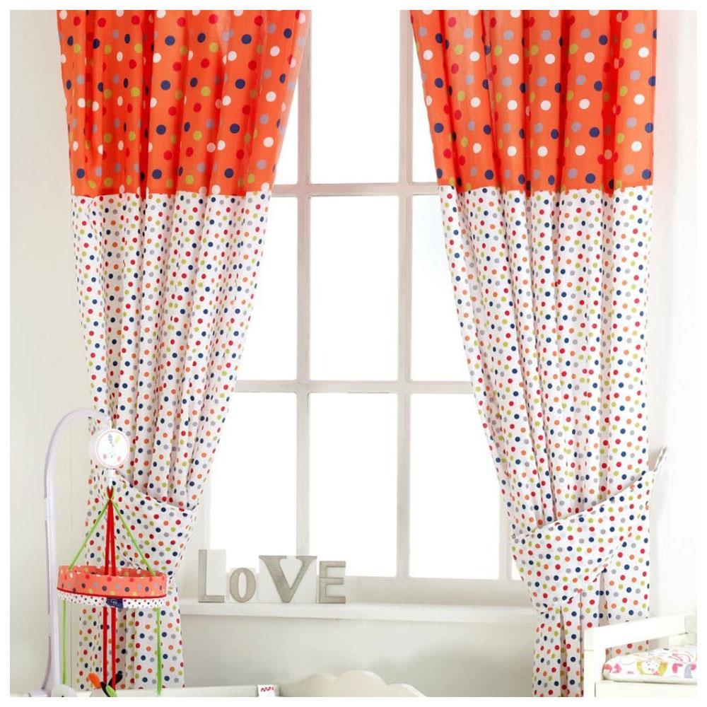 Red Kite Cotton Tail And Friends And Friends Tab Top Curtains Main image