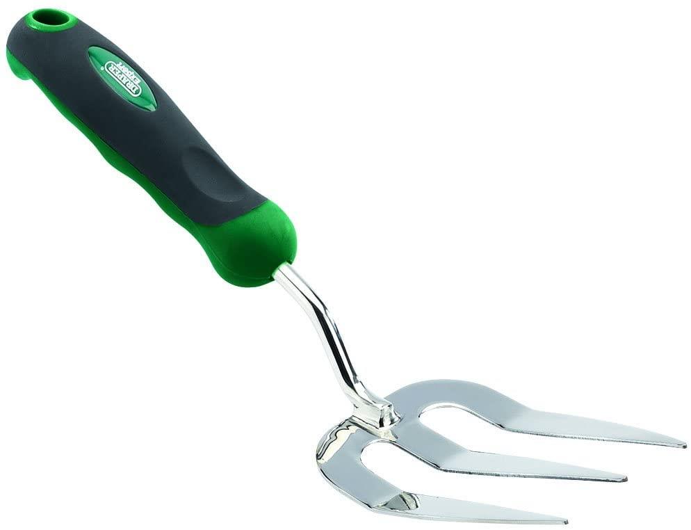 Draper Expert Hand Fork With Stainless Steel Prongs And Soft Grip Handle Main image