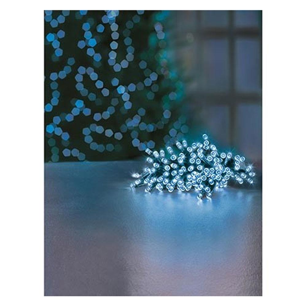 Premier Christmas Multi Action Battery Operated 200 LEDs Lights With Timer - Blue Secondary image