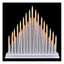 Premier Christmas Candle Bridge 33 Clear Fairy Lights 36cm - White