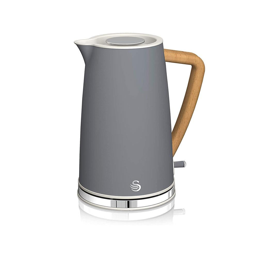 Swan Nordic Rapid Boil Jug Kettle Stainless Steel 3000 W 1.7 Litre - Slate Grey Main image