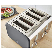 Swan Nordic 4 Slice Toaster Stainless Steel 1500 W - Slate Grey