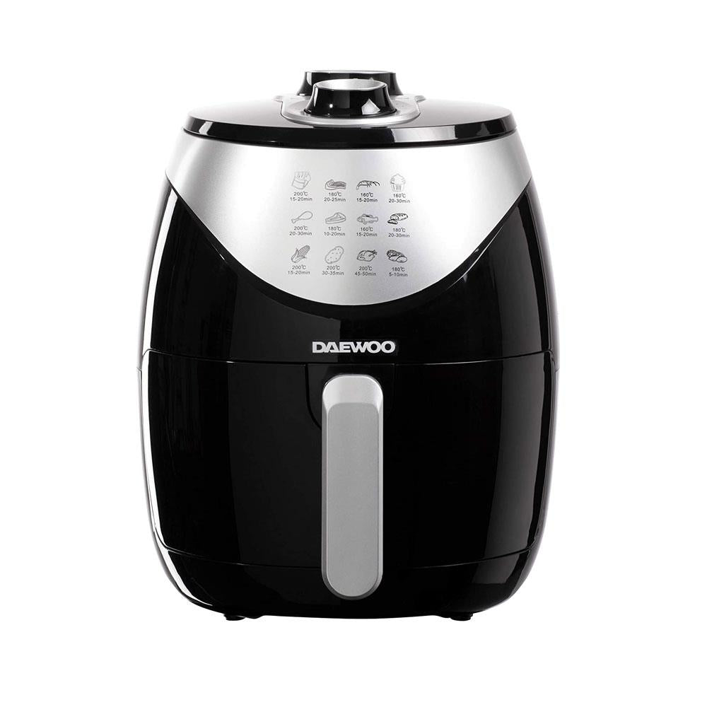 Daewoo Single Pot Air Fryer 4 Liters With 30 Minute Timer And Rapid Air Circulation Plastic 1400 W - Black Main image