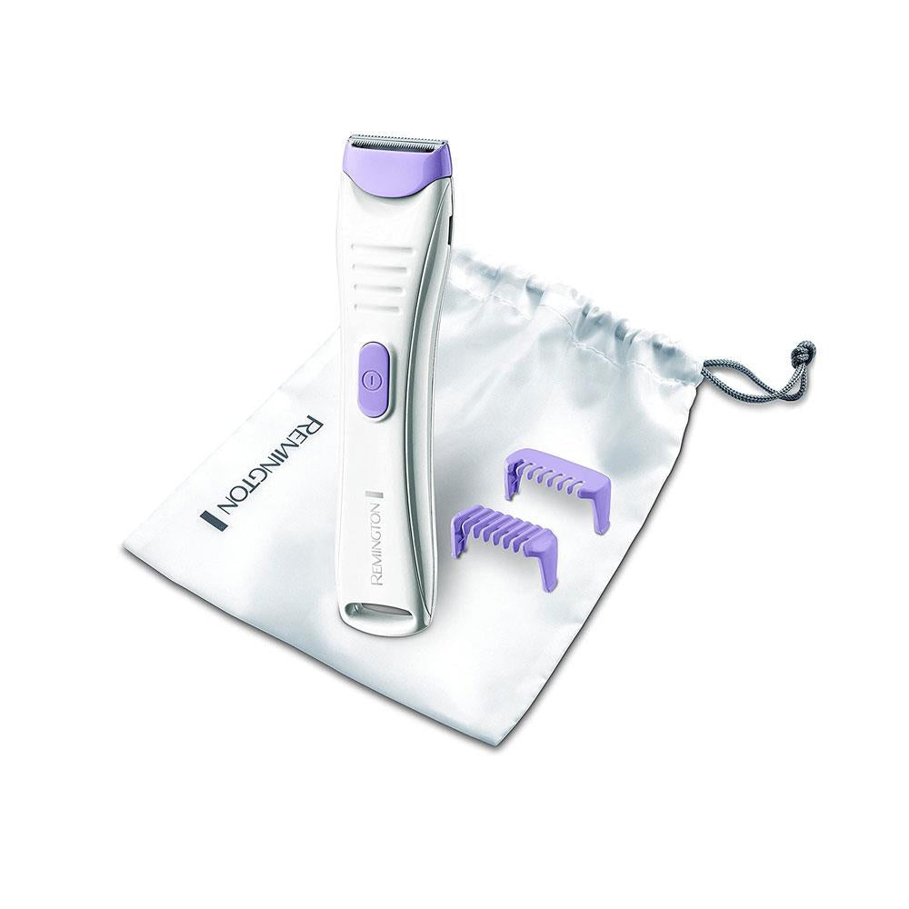Remington Smooth And Silky Cordless Bikini Trimmer With 2 Comfort Combs - White/Purple Main image