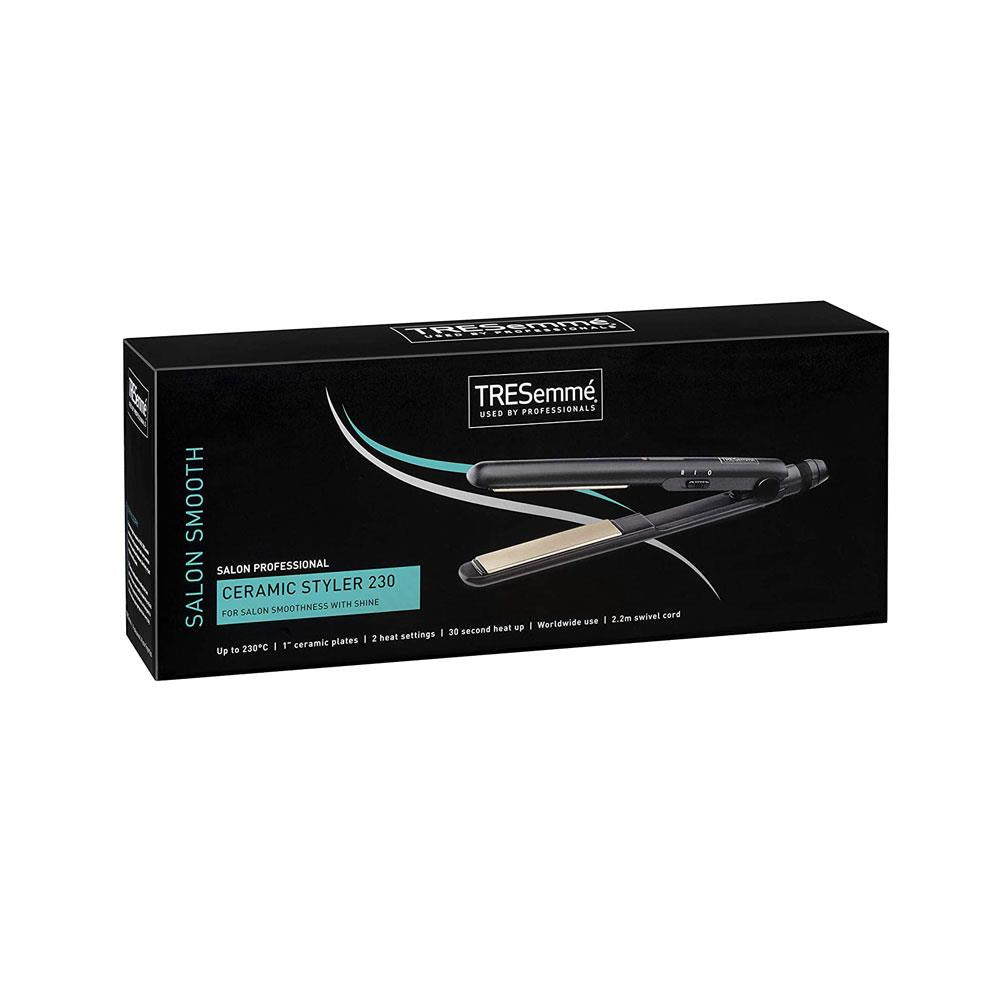 Tresemme Salon Pro Ceramic Slim Styler 230 Degree Hair Straightener - Black
