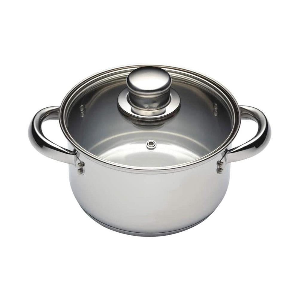 Kitchen Craft 3 Tier Food Steamer Pan/Stock Pot Stainless Steel 16cm