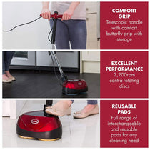 Ewbank Lightweight Floor Polishing Machine With Telescopic Handle 160 W