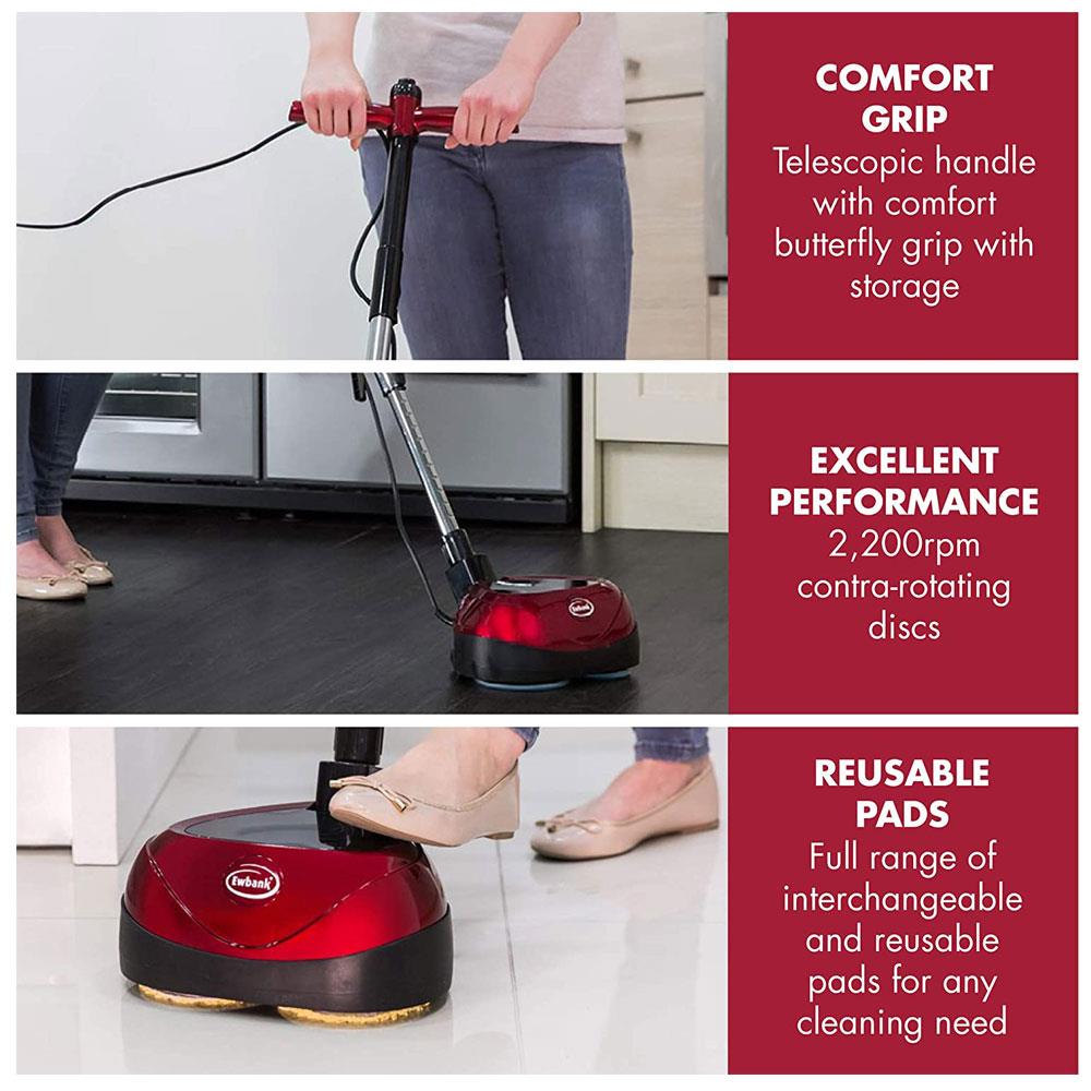 Ewbank Lightweight Floor Polishing Machine With Telescopic Handle 160 W