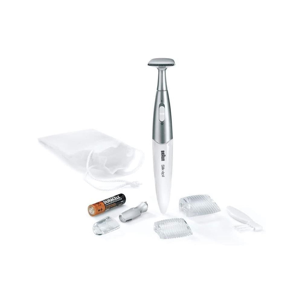 Braun Silk-epil 3-In-1 Cordless Bikini Trimmer With 4 Extras - White