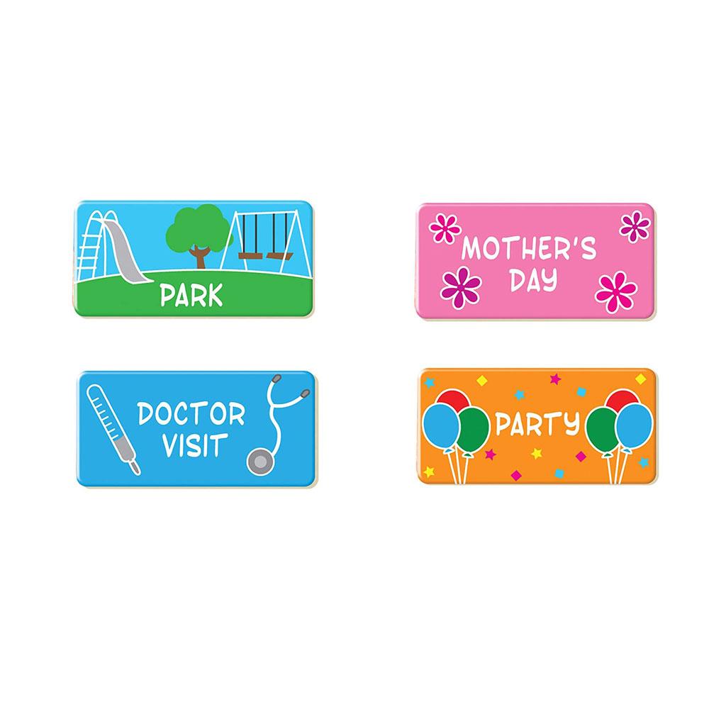 Melissa & Doug My Magnetic Daily Calendar - Seasonal & Religious (Date, Weather, & Special Events) With 80 Magnets - Multicolour