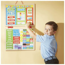 Melissa & Doug My Magnetic Daily Calendar - Seasonal & Religious (Date, Weather, & Special Events) With 80 Magnets - Multicolour