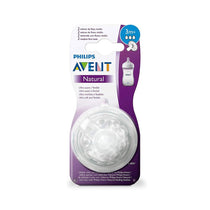 Philips Avent Natural Teat Anti-Colic Medium Flow 3 Months+ Pack of 2