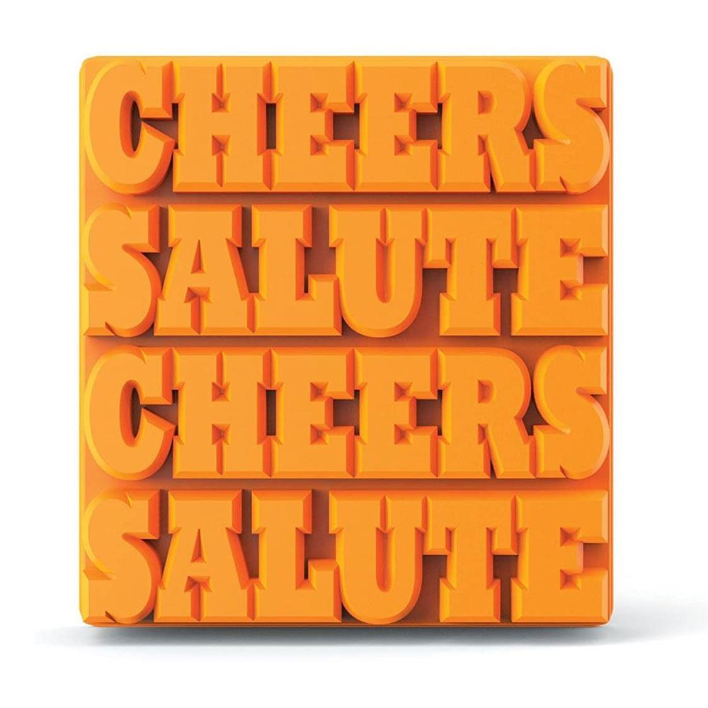 Zoku Unisex Cheers and Salute Ice Cube Tray - Orange Main image