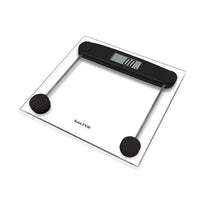 Salter Compact Glass Electronic Bathroom Scale 180kg Capacity - Clear