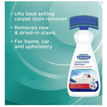 Dr. Beckmann Carpet Stain Remover Upholstery Cleaner with Cleaning Brush 650 ml