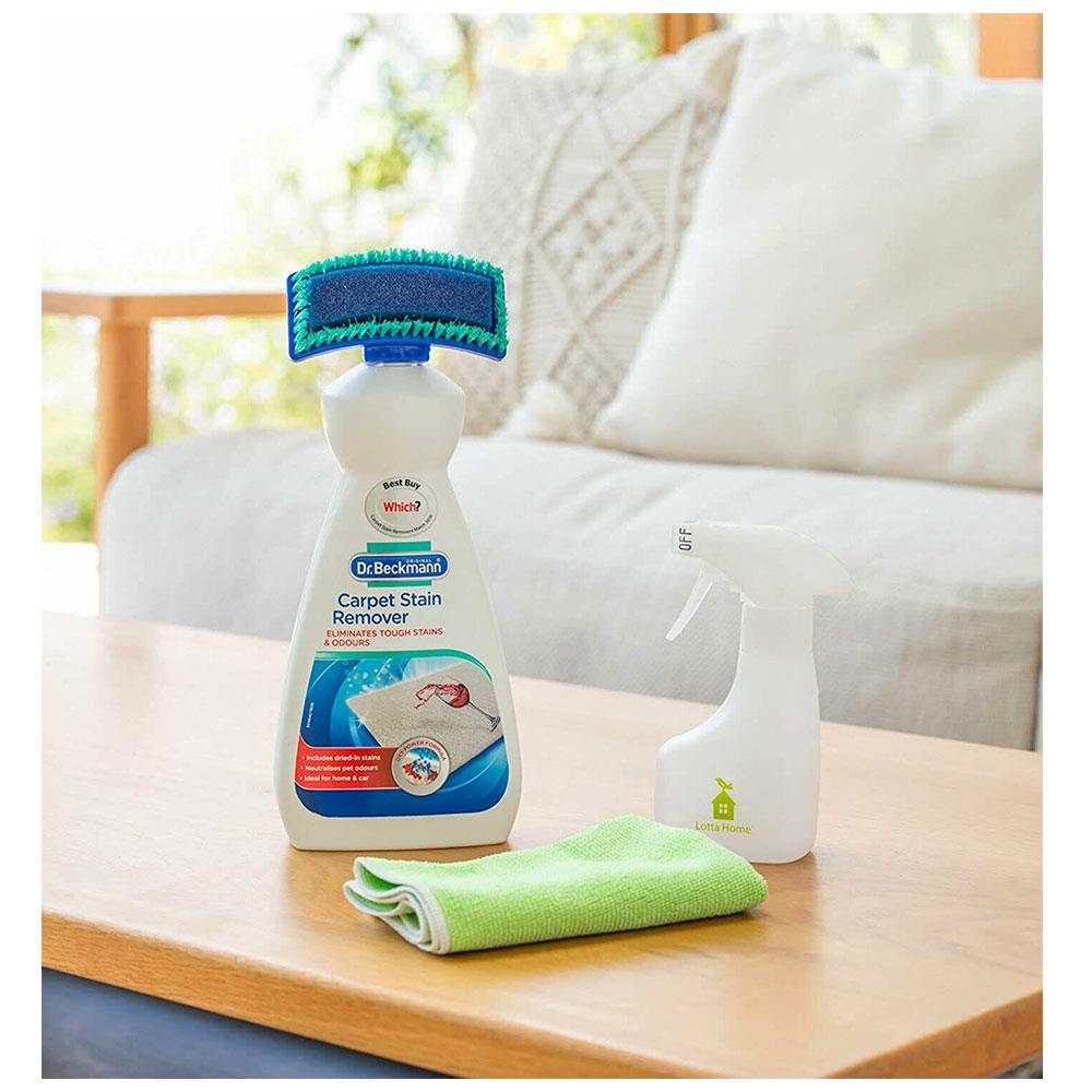 Dr. Beckmann Carpet Stain Remover Upholstery Cleaner with Cleaning Brush 650 ml