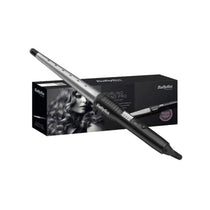 BaByliss Curling Wand Pro Flawless Smooth Shiny Curls 25mm-13mm Barrel - Black/Grey