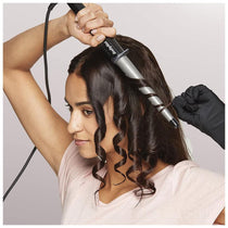 BaByliss Curling Wand Pro Flawless Smooth Shiny Curls 25mm-13mm Barrel - Black/Grey