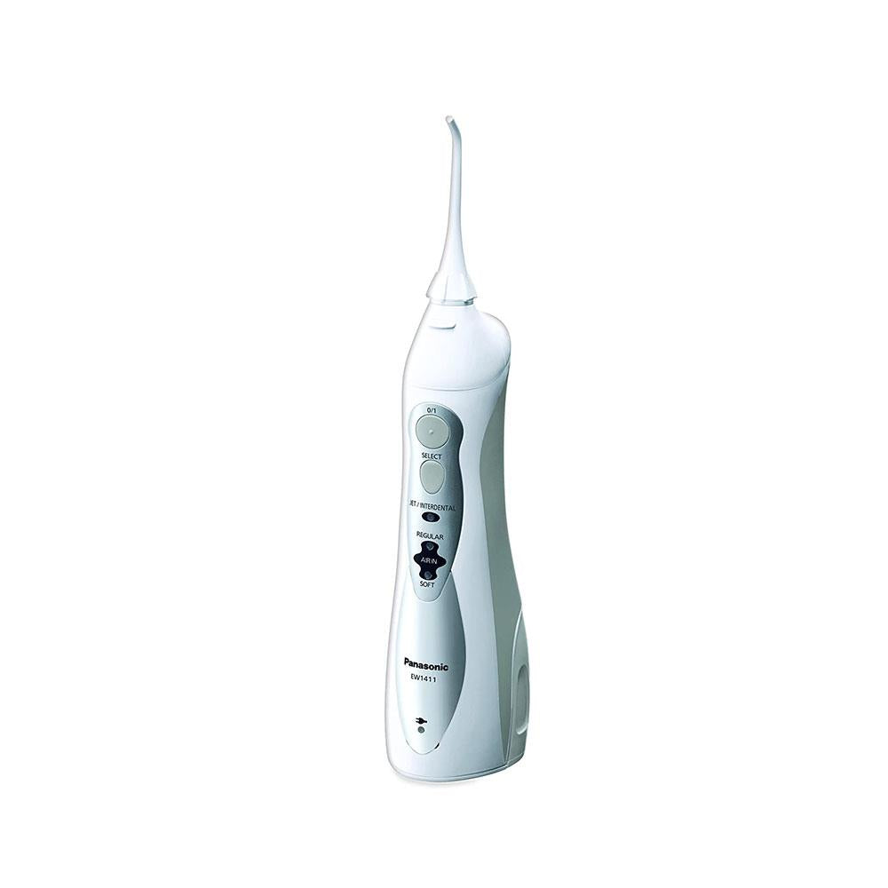 Panasonic Rechargeable Oral Irrigator Dental Water Flosser With 4 Water Jet Modes - Silver/White Main image