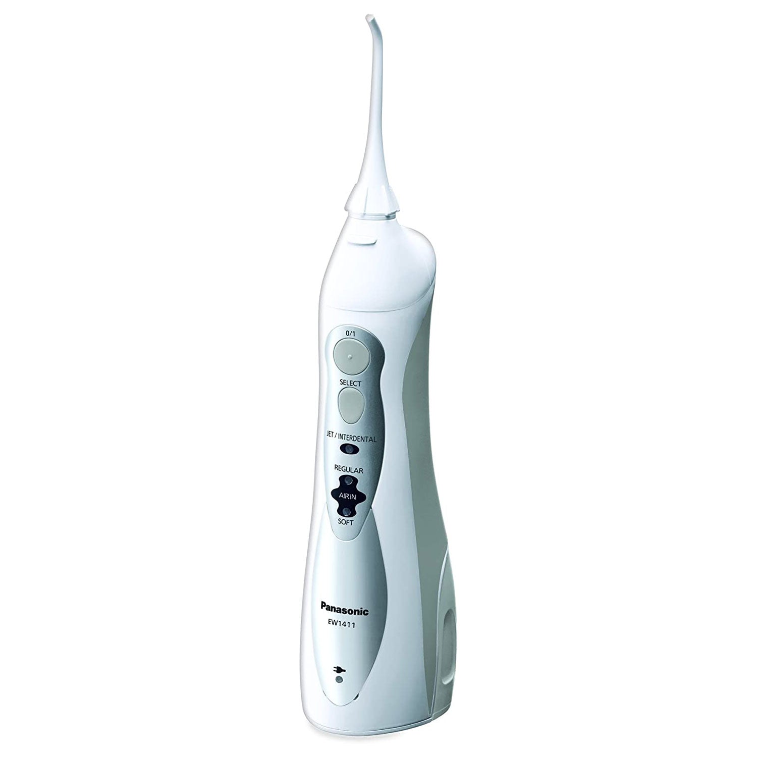 Panasonic Rechargeable Oral Irrigator Dental Water Flosser With 4 Water Jet Modes - Silver/White Secondary image
