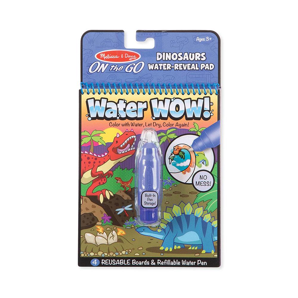 Melissa & Doug On the Go Water Wow! Dinosaurs Water Reveal Pad - No Mess Painting For Kids! - Multicolour Main image