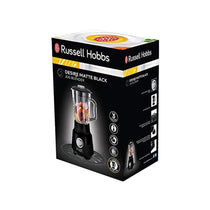 Russell Hobbs Desire Jug Blender Smoothie Maker And Soup Liquidiser 650 W 1.5 Liters - Matt Black