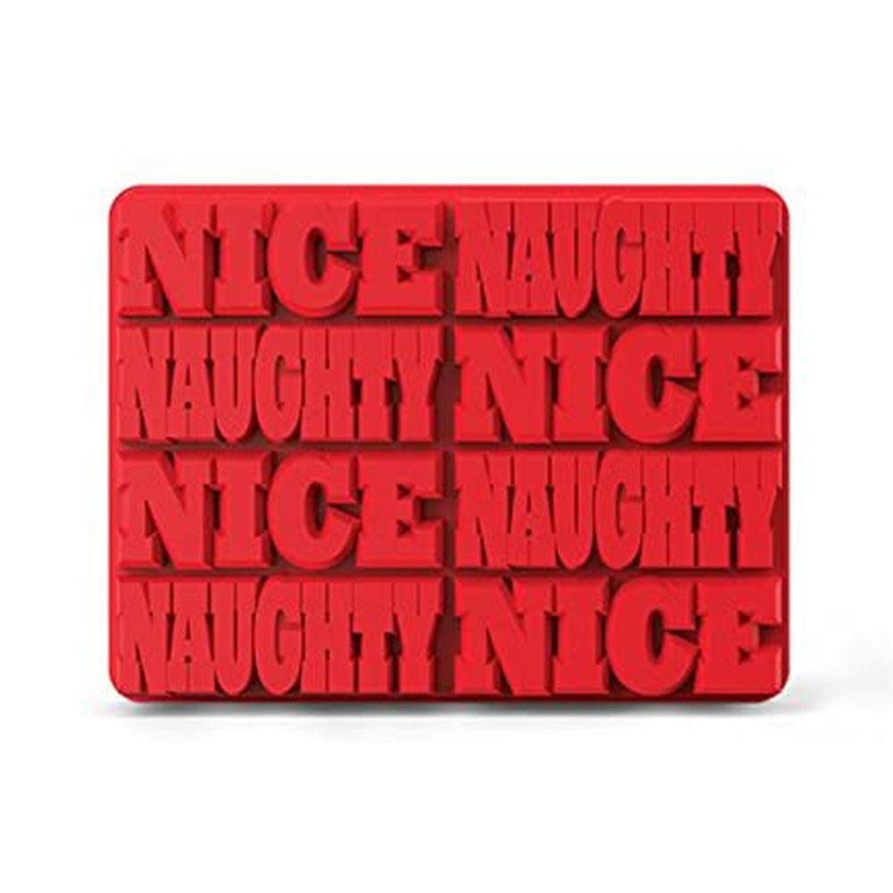 Zoku Unisex Naughty and Nice Ice Cube Tray in Red Main image