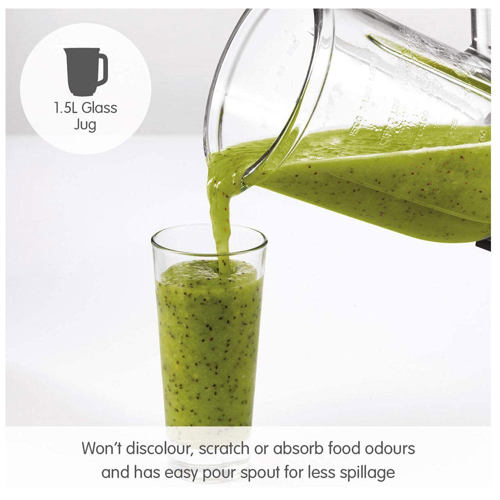 Morphy Richards Total Control Table Jug Blender Plastic 600 W 1.5 Liters - Grey