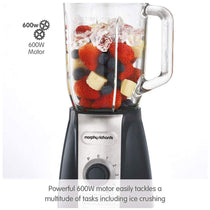 Morphy Richards Total Control Table Jug Blender Plastic 600 W 1.5 Liters - Grey