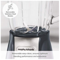 Morphy Richards Total Control Table Jug Blender Plastic 600 W 1.5 Liters - Grey