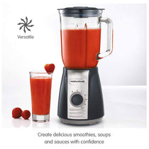 Morphy Richards Total Control Table Jug Blender Plastic 600 W 1.5 Liters - Grey