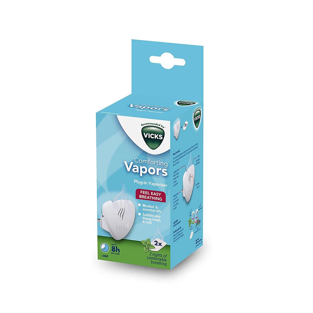 Vicks Plug-In Waterless Comforting Vapours Electrical Pad Vaporiser