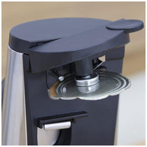 Swan 3 In 1 Electric Can Opener With Knife Sharpener And Bottle Opener 60 W - Black/Silver