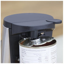 Swan 3 In 1 Electric Can Opener With Knife Sharpener And Bottle Opener 60 W - Black/Silver