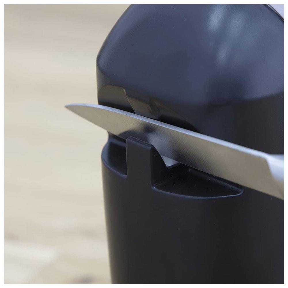 Swan 3 In 1 Electric Can Opener With Knife Sharpener And Bottle Opener 60 W - Black/Silver
