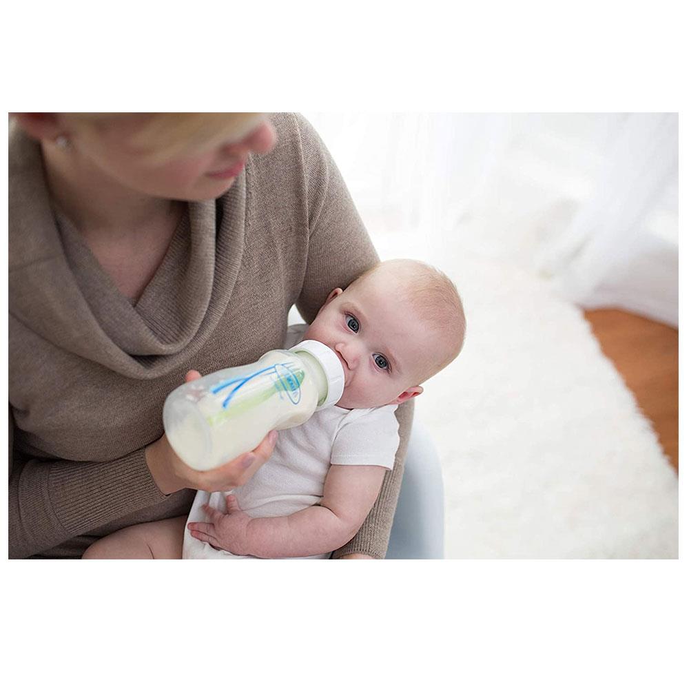 Dr. Brown Options + Anti-Colic Baby Bottles 270ml  with Level 1 Teats - Four Pack