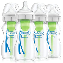 Dr. Brown Options + Anti-Colic Baby Bottles 270ml  with Level 1 Teats - Four Pack