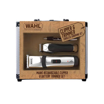 Wahl Rechargeable Hair Clipper Beard Grooming Set Nose & Ear Trimmer Gift Set