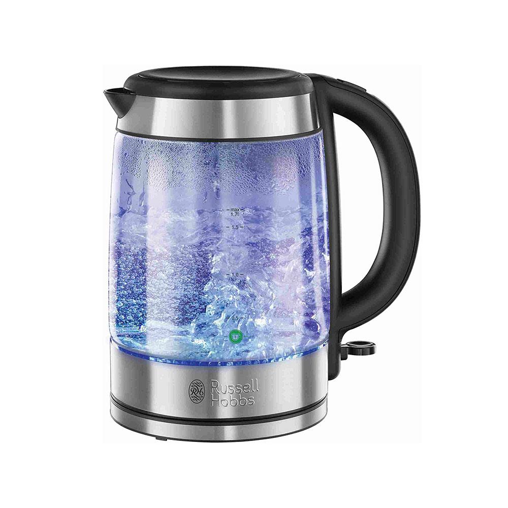 Russell Hobbs 21600 Illuminating Glass Kettle, 1.7 L - Blue Illumination Main image