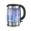 Russell Hobbs 21600 Illuminating Glass Kettle, 1.7 L - Blue Illumination