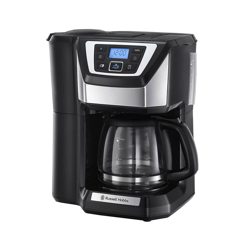 Russell Hobbs Chester Grind And Brew Coffee Maker 1025W 1.5 Litre - Black