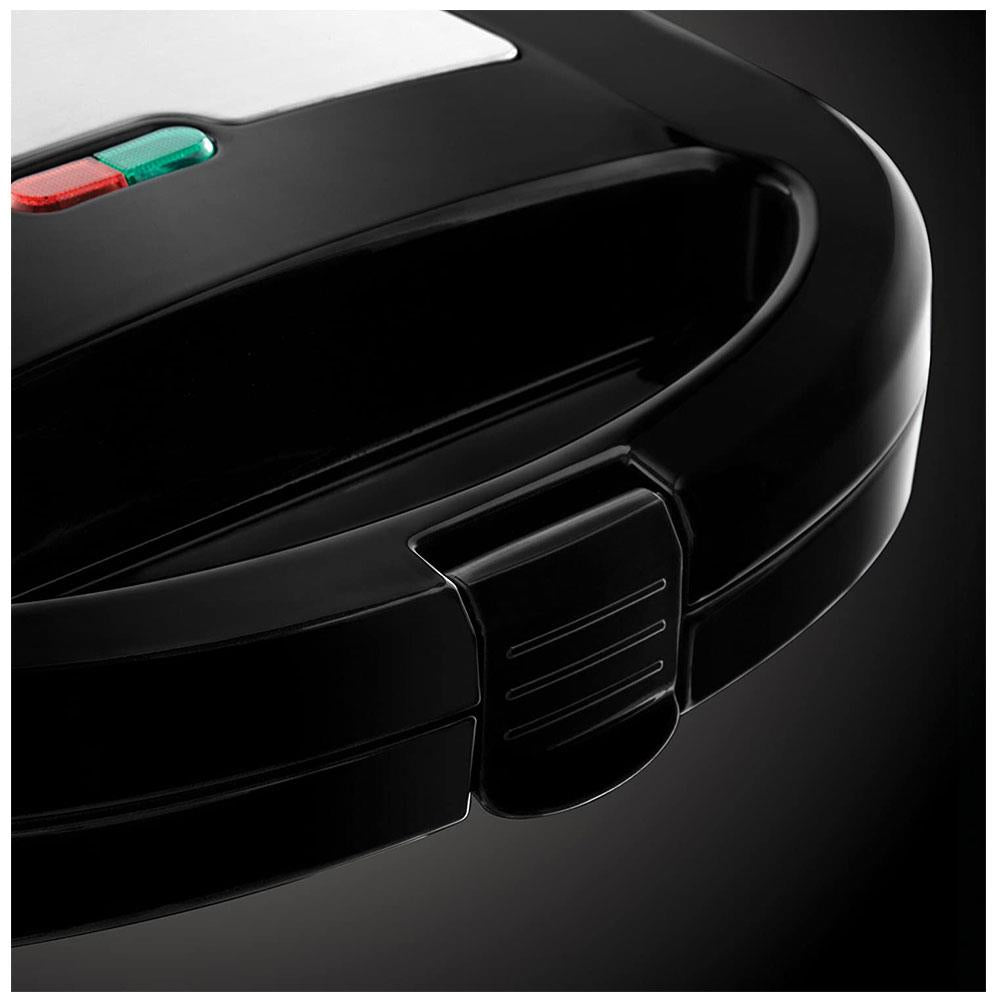 Russell Hobbs 4 Portion Deep Fill Non Stick Toastie Maker Black & Silver